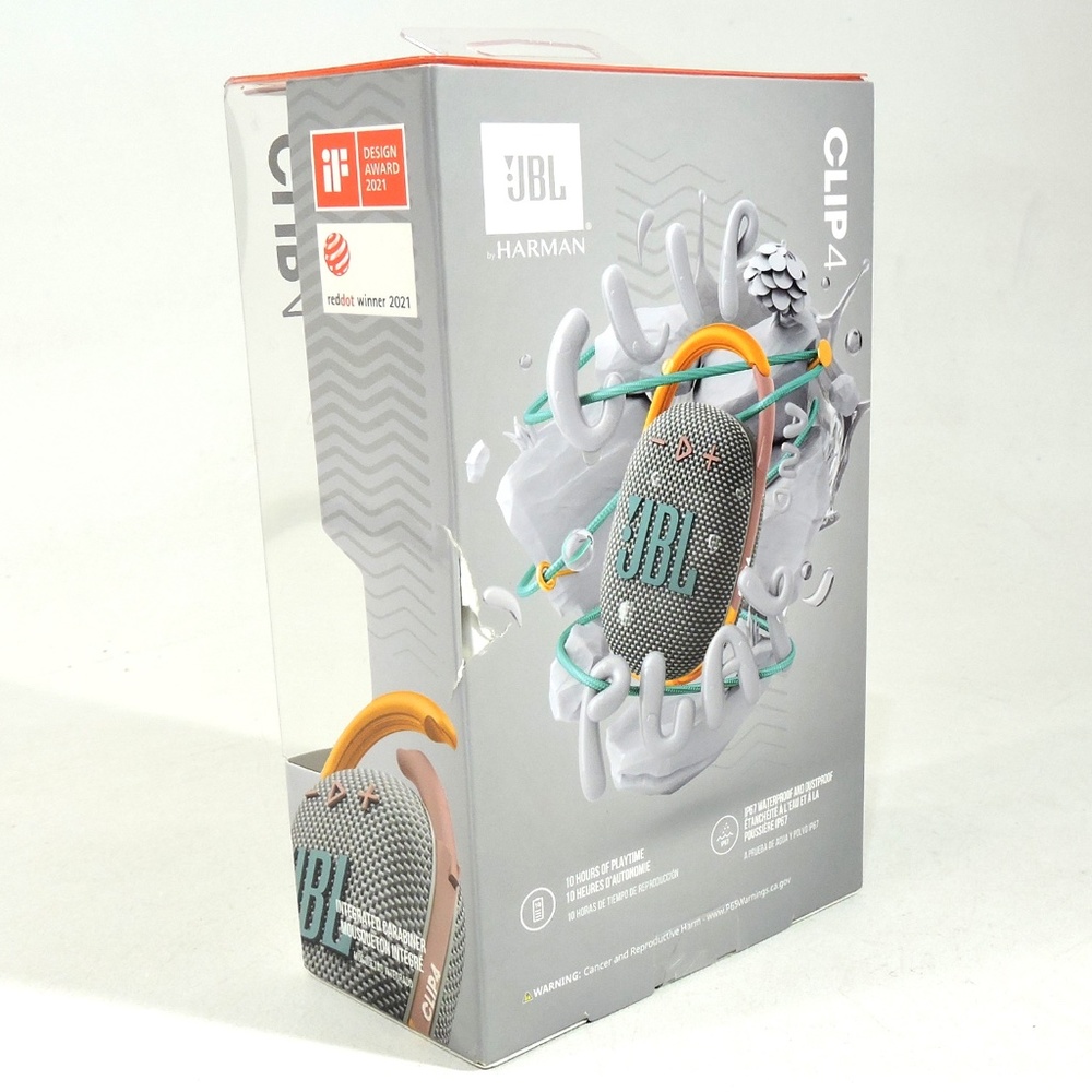 JBL CLIP 4 BLUETOOTH WIRELESS SPEAKER - Picture 3 of 3